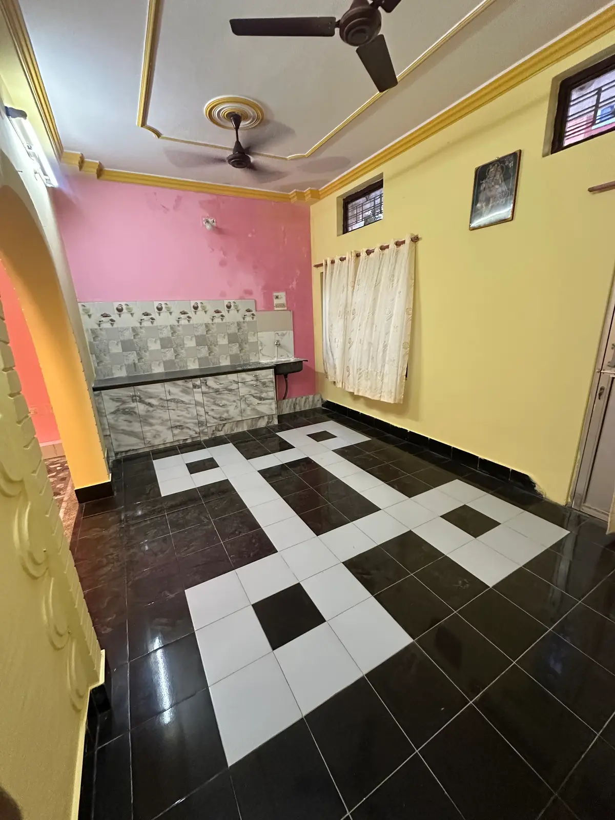 rooms and kitchen